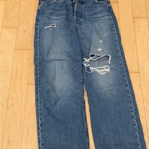 Levi’s high rise ankle straight